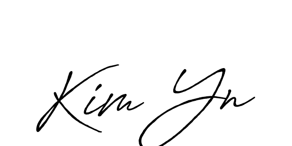 Also You can easily find your signature by using the search form. We will create Kim Yn name handwritten signature images for you free of cost using Antro_Vectra_Bolder sign style. Kim Yn signature style 7 images and pictures png