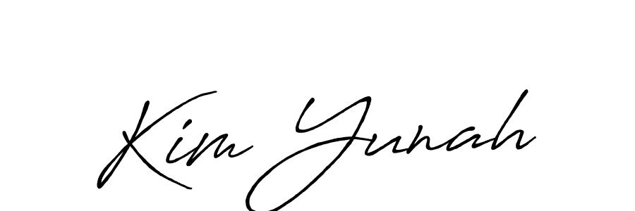 Make a beautiful signature design for name Kim Yunah. Use this online signature maker to create a handwritten signature for free. Kim Yunah signature style 7 images and pictures png