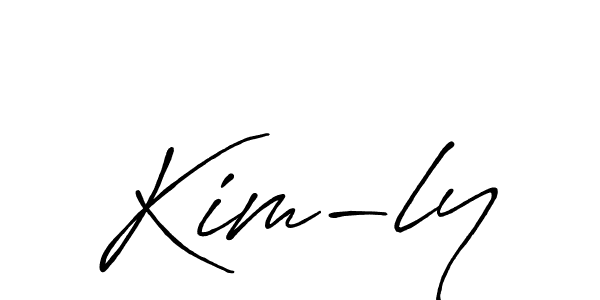 Best and Professional Signature Style for Kim-ly. Antro_Vectra_Bolder Best Signature Style Collection. Kim-ly signature style 7 images and pictures png