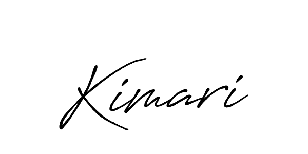 How to make Kimari signature? Antro_Vectra_Bolder is a professional autograph style. Create handwritten signature for Kimari name. Kimari signature style 7 images and pictures png