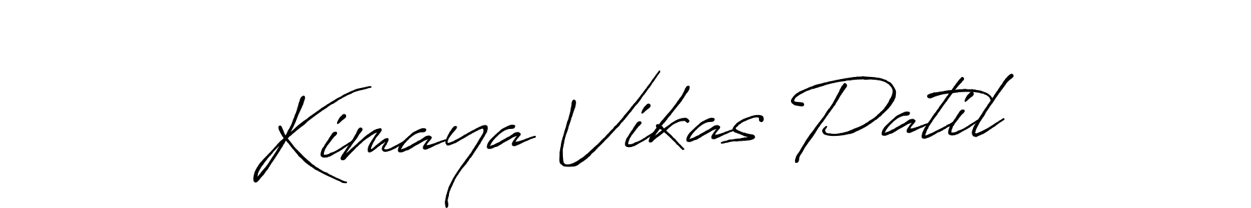 Make a short Kimaya Vikas Patil signature style. Manage your documents anywhere anytime using Antro_Vectra_Bolder. Create and add eSignatures, submit forms, share and send files easily. Kimaya Vikas Patil signature style 7 images and pictures png