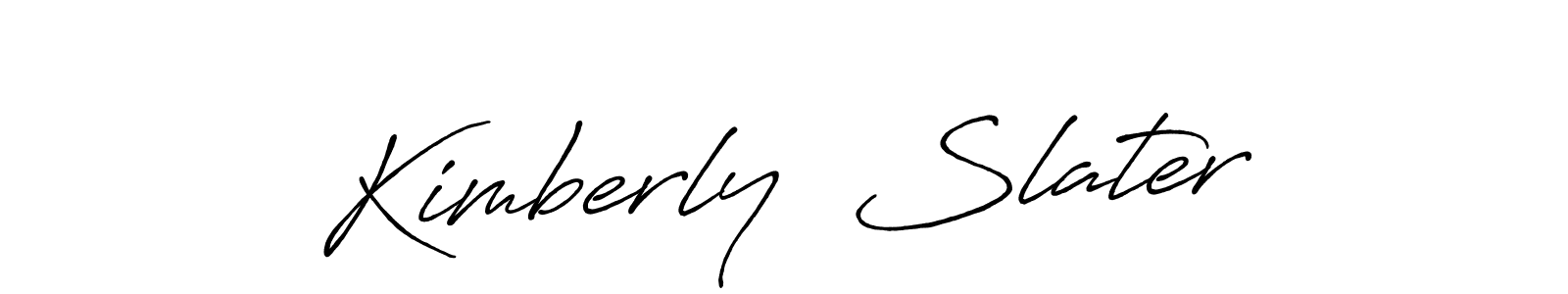 How to make Kimberly  Slater signature? Antro_Vectra_Bolder is a professional autograph style. Create handwritten signature for Kimberly  Slater name. Kimberly  Slater signature style 7 images and pictures png