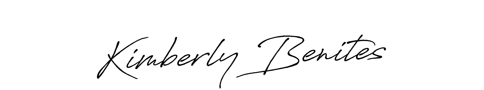 You should practise on your own different ways (Antro_Vectra_Bolder) to write your name (Kimberly Benites) in signature. don't let someone else do it for you. Kimberly Benites signature style 7 images and pictures png
