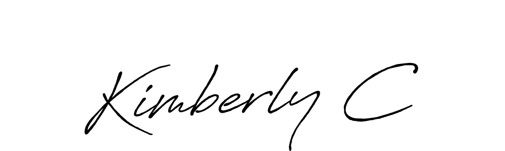 Use a signature maker to create a handwritten signature online. With this signature software, you can design (Antro_Vectra_Bolder) your own signature for name Kimberly C. Kimberly C signature style 7 images and pictures png