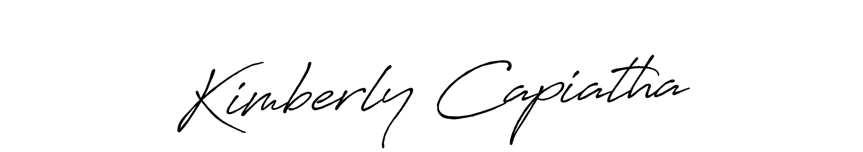 Antro_Vectra_Bolder is a professional signature style that is perfect for those who want to add a touch of class to their signature. It is also a great choice for those who want to make their signature more unique. Get Kimberly Capiatha name to fancy signature for free. Kimberly Capiatha signature style 7 images and pictures png