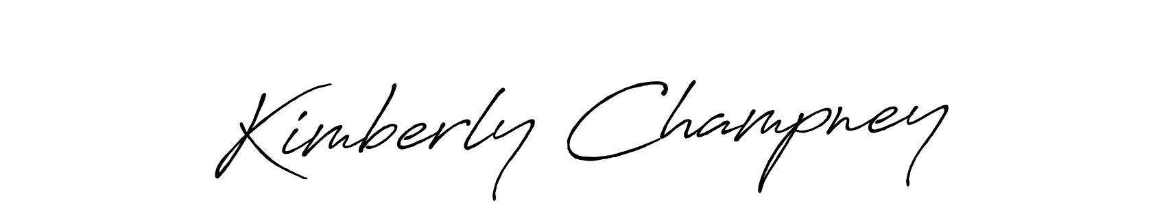 if you are searching for the best signature style for your name Kimberly Champney. so please give up your signature search. here we have designed multiple signature styles  using Antro_Vectra_Bolder. Kimberly Champney signature style 7 images and pictures png