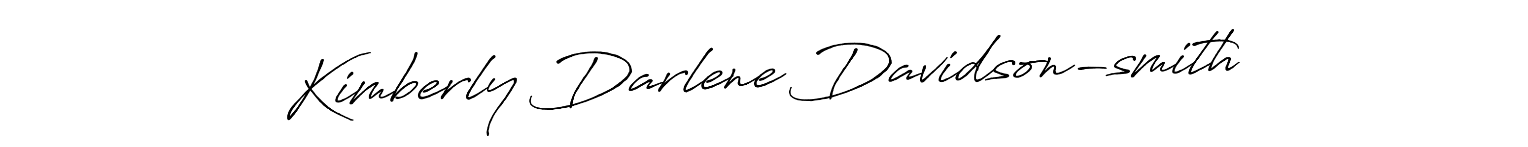 Also we have Kimberly Darlene Davidson-smith name is the best signature style. Create professional handwritten signature collection using Antro_Vectra_Bolder autograph style. Kimberly Darlene Davidson-smith signature style 7 images and pictures png