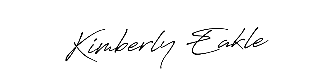Design your own signature with our free online signature maker. With this signature software, you can create a handwritten (Antro_Vectra_Bolder) signature for name Kimberly Eakle. Kimberly Eakle signature style 7 images and pictures png