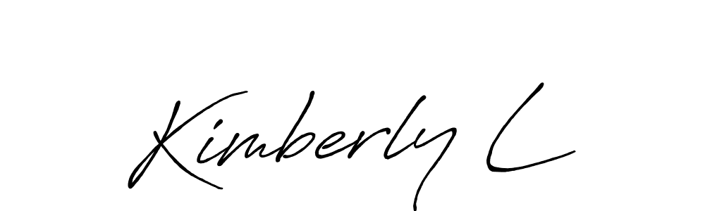 Also You can easily find your signature by using the search form. We will create Kimberly L name handwritten signature images for you free of cost using Antro_Vectra_Bolder sign style. Kimberly L signature style 7 images and pictures png