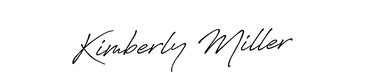 Create a beautiful signature design for name Kimberly Miller. With this signature (Antro_Vectra_Bolder) fonts, you can make a handwritten signature for free. Kimberly Miller signature style 7 images and pictures png