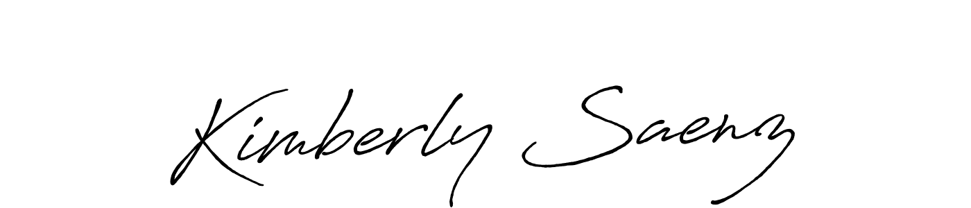 Also You can easily find your signature by using the search form. We will create Kimberly Saenz name handwritten signature images for you free of cost using Antro_Vectra_Bolder sign style. Kimberly Saenz signature style 7 images and pictures png