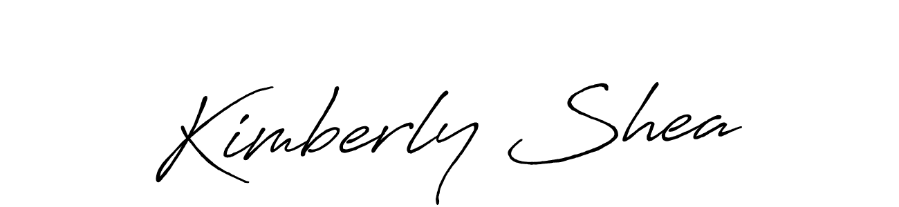 Create a beautiful signature design for name Kimberly Shea. With this signature (Antro_Vectra_Bolder) fonts, you can make a handwritten signature for free. Kimberly Shea signature style 7 images and pictures png