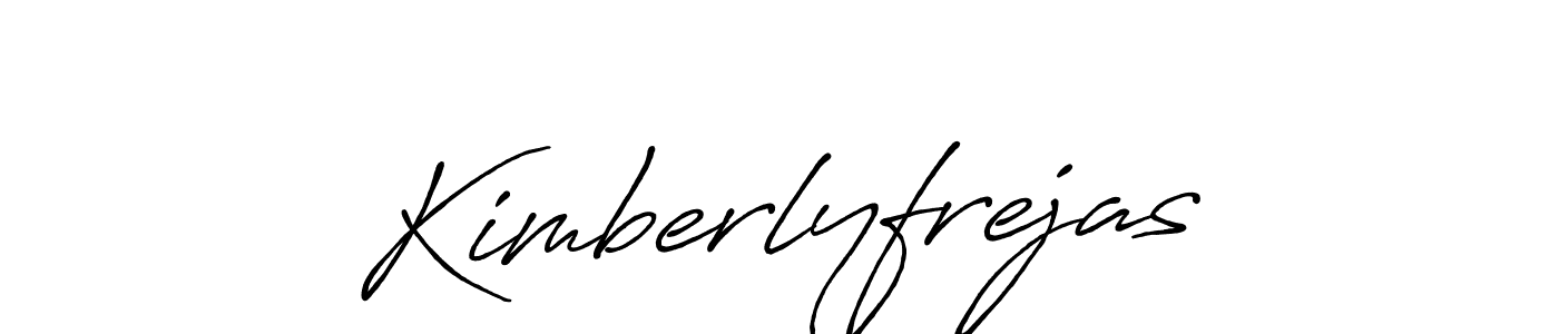 Use a signature maker to create a handwritten signature online. With this signature software, you can design (Antro_Vectra_Bolder) your own signature for name Kimberlyfrejas. Kimberlyfrejas signature style 7 images and pictures png