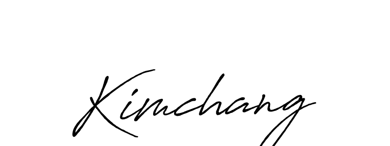 Once you've used our free online signature maker to create your best signature Antro_Vectra_Bolder style, it's time to enjoy all of the benefits that Kimchang name signing documents. Kimchang signature style 7 images and pictures png