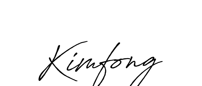 Use a signature maker to create a handwritten signature online. With this signature software, you can design (Antro_Vectra_Bolder) your own signature for name Kimfong. Kimfong signature style 7 images and pictures png