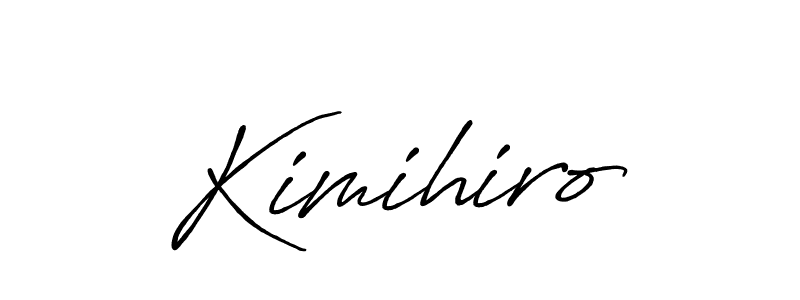 How to make Kimihiro name signature. Use Antro_Vectra_Bolder style for creating short signs online. This is the latest handwritten sign. Kimihiro signature style 7 images and pictures png