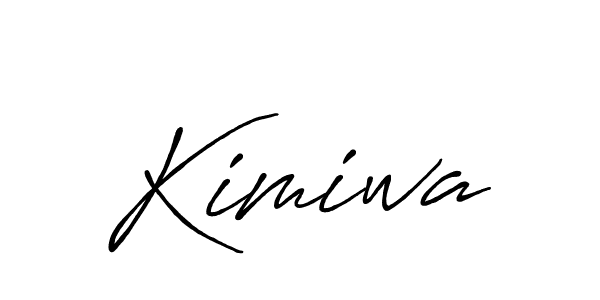 Make a beautiful signature design for name Kimiwa. With this signature (Antro_Vectra_Bolder) style, you can create a handwritten signature for free. Kimiwa signature style 7 images and pictures png