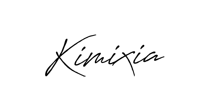 Also we have Kimixia name is the best signature style. Create professional handwritten signature collection using Antro_Vectra_Bolder autograph style. Kimixia signature style 7 images and pictures png