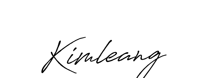 if you are searching for the best signature style for your name Kimleang. so please give up your signature search. here we have designed multiple signature styles  using Antro_Vectra_Bolder. Kimleang signature style 7 images and pictures png