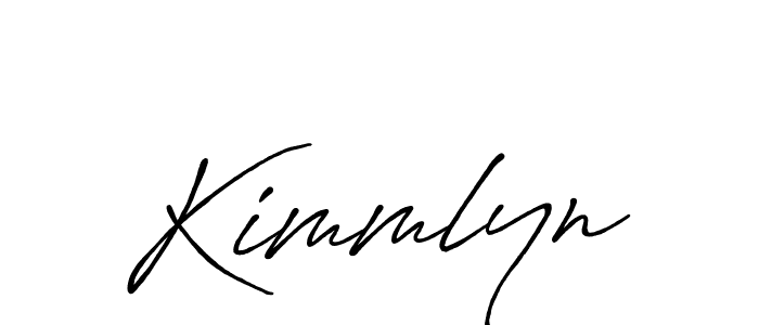 You should practise on your own different ways (Antro_Vectra_Bolder) to write your name (Kimmlyn) in signature. don't let someone else do it for you. Kimmlyn signature style 7 images and pictures png