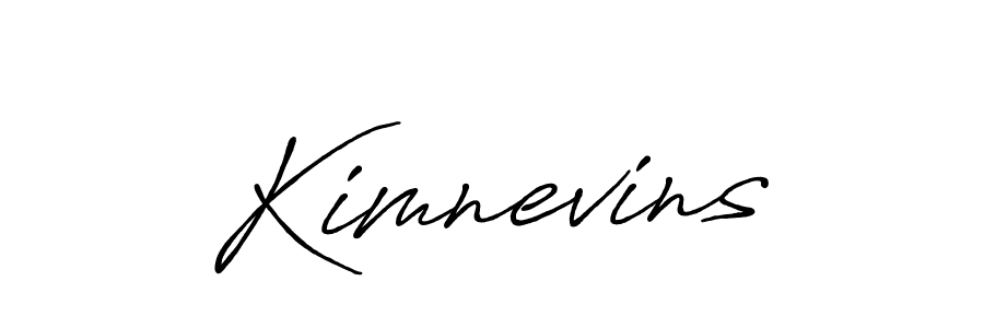 Create a beautiful signature design for name Kimnevins. With this signature (Antro_Vectra_Bolder) fonts, you can make a handwritten signature for free. Kimnevins signature style 7 images and pictures png