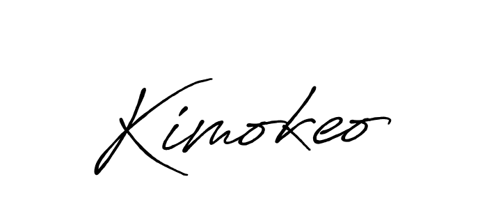 Design your own signature with our free online signature maker. With this signature software, you can create a handwritten (Antro_Vectra_Bolder) signature for name Kimokeo. Kimokeo signature style 7 images and pictures png
