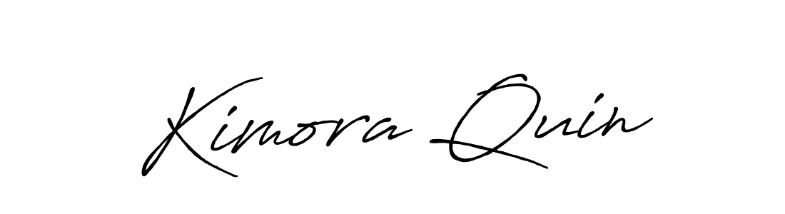 How to make Kimora Quin name signature. Use Antro_Vectra_Bolder style for creating short signs online. This is the latest handwritten sign. Kimora Quin signature style 7 images and pictures png