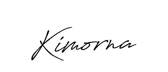 Design your own signature with our free online signature maker. With this signature software, you can create a handwritten (Antro_Vectra_Bolder) signature for name Kimorna. Kimorna signature style 7 images and pictures png
