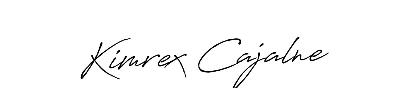 You should practise on your own different ways (Antro_Vectra_Bolder) to write your name (Kimrex Cajalne) in signature. don't let someone else do it for you. Kimrex Cajalne signature style 7 images and pictures png