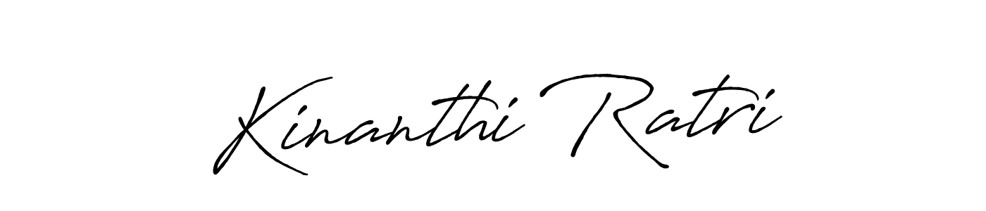 if you are searching for the best signature style for your name Kinanthi Ratri. so please give up your signature search. here we have designed multiple signature styles  using Antro_Vectra_Bolder. Kinanthi Ratri signature style 7 images and pictures png