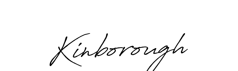 Create a beautiful signature design for name Kinborough. With this signature (Antro_Vectra_Bolder) fonts, you can make a handwritten signature for free. Kinborough signature style 7 images and pictures png