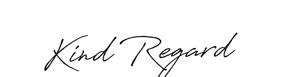 Also You can easily find your signature by using the search form. We will create Kind Regard name handwritten signature images for you free of cost using Antro_Vectra_Bolder sign style. Kind Regard signature style 7 images and pictures png