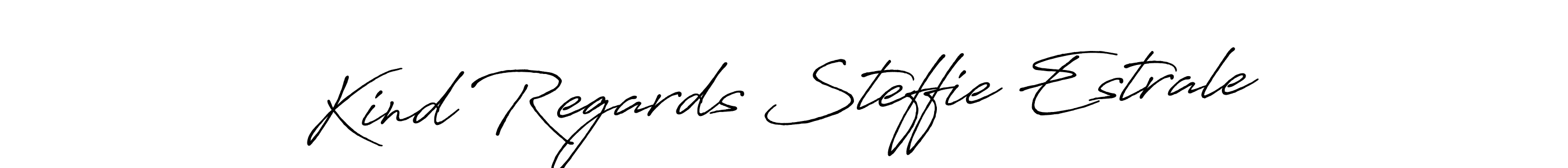 Also we have Kind Regards Steffie Estrale name is the best signature style. Create professional handwritten signature collection using Antro_Vectra_Bolder autograph style. Kind Regards Steffie Estrale signature style 7 images and pictures png