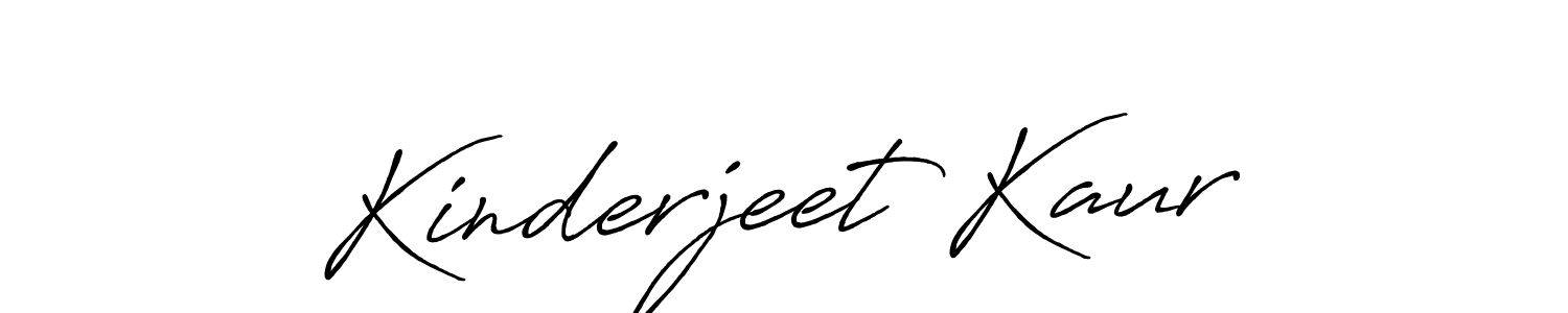 How to Draw Kinderjeet Kaur signature style? Antro_Vectra_Bolder is a latest design signature styles for name Kinderjeet Kaur. Kinderjeet Kaur signature style 7 images and pictures png