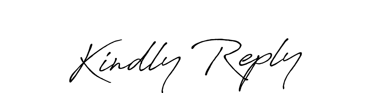 Once you've used our free online signature maker to create your best signature Antro_Vectra_Bolder style, it's time to enjoy all of the benefits that Kindly Reply name signing documents. Kindly Reply signature style 7 images and pictures png
