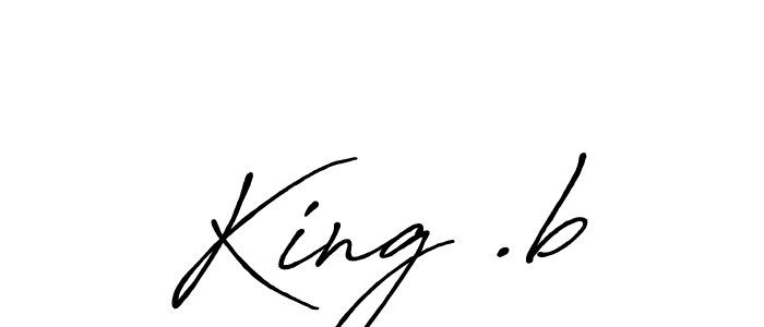 It looks lik you need a new signature style for name King .b. Design unique handwritten (Antro_Vectra_Bolder) signature with our free signature maker in just a few clicks. King .b signature style 7 images and pictures png