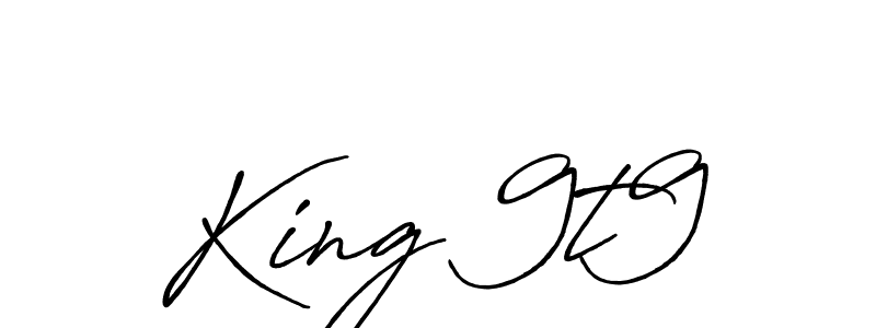 Design your own signature with our free online signature maker. With this signature software, you can create a handwritten (Antro_Vectra_Bolder) signature for name King 9t9. King 9t9 signature style 7 images and pictures png