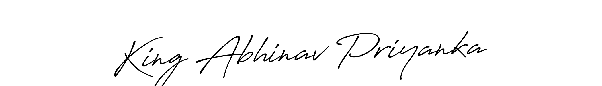 Here are the top 10 professional signature styles for the name King Abhinav Priyanka. These are the best autograph styles you can use for your name. King Abhinav Priyanka signature style 7 images and pictures png