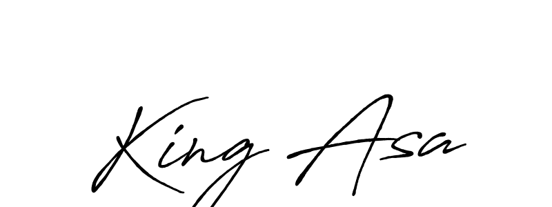 How to make King Asa signature? Antro_Vectra_Bolder is a professional autograph style. Create handwritten signature for King Asa name. King Asa signature style 7 images and pictures png