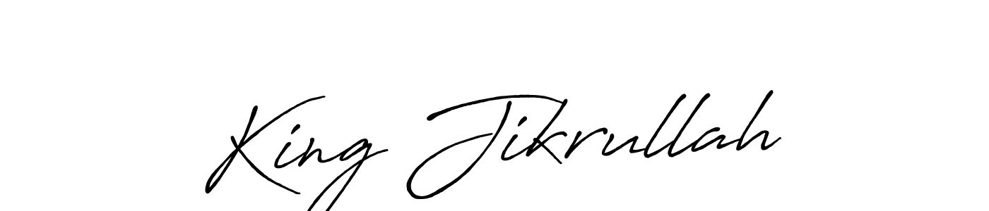 Once you've used our free online signature maker to create your best signature Antro_Vectra_Bolder style, it's time to enjoy all of the benefits that King Jikrullah name signing documents. King Jikrullah signature style 7 images and pictures png