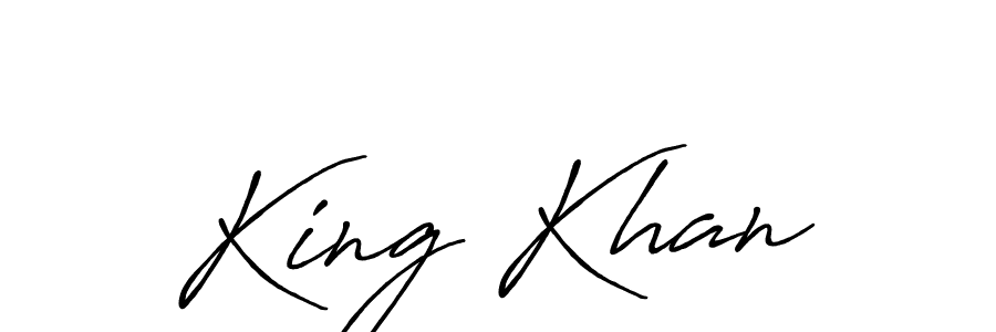 King Khan stylish signature style. Best Handwritten Sign (Antro_Vectra_Bolder) for my name. Handwritten Signature Collection Ideas for my name King Khan. King Khan signature style 7 images and pictures png