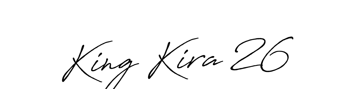 Make a short King Kira 26 signature style. Manage your documents anywhere anytime using Antro_Vectra_Bolder. Create and add eSignatures, submit forms, share and send files easily. King Kira 26 signature style 7 images and pictures png