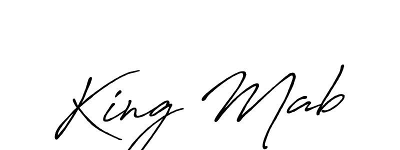 King Mab stylish signature style. Best Handwritten Sign (Antro_Vectra_Bolder) for my name. Handwritten Signature Collection Ideas for my name King Mab. King Mab signature style 7 images and pictures png