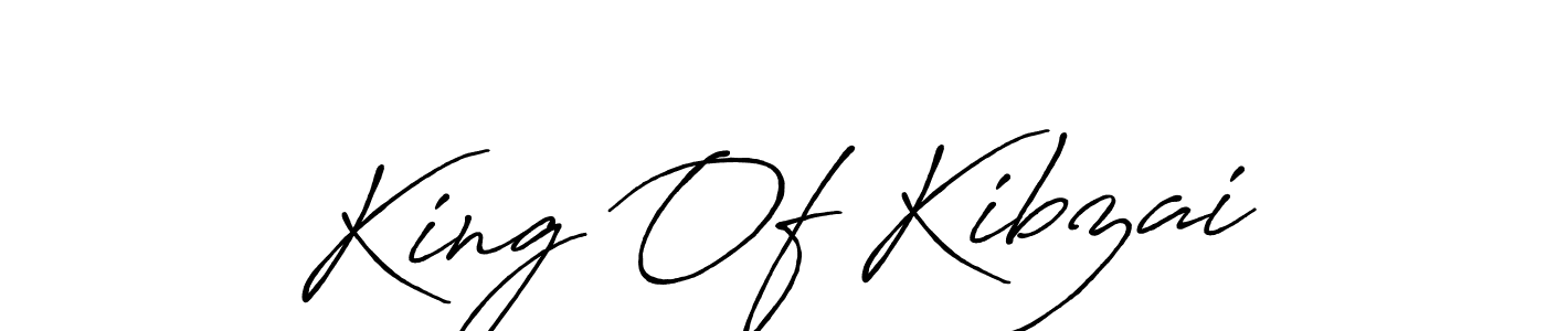Also we have King Of Kibzai name is the best signature style. Create professional handwritten signature collection using Antro_Vectra_Bolder autograph style. King Of Kibzai signature style 7 images and pictures png