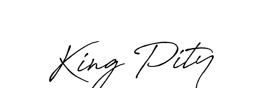 Once you've used our free online signature maker to create your best signature Antro_Vectra_Bolder style, it's time to enjoy all of the benefits that King Pity name signing documents. King Pity signature style 7 images and pictures png