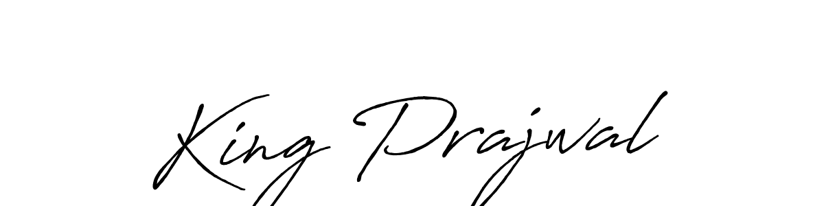 Make a beautiful signature design for name King Prajwal. Use this online signature maker to create a handwritten signature for free. King Prajwal signature style 7 images and pictures png