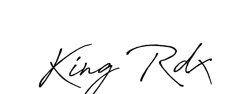 Make a beautiful signature design for name King Rdx. Use this online signature maker to create a handwritten signature for free. King Rdx signature style 7 images and pictures png