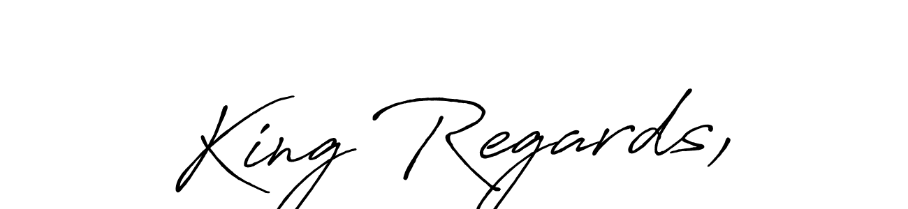 Here are the top 10 professional signature styles for the name King Regards,. These are the best autograph styles you can use for your name. King Regards, signature style 7 images and pictures png