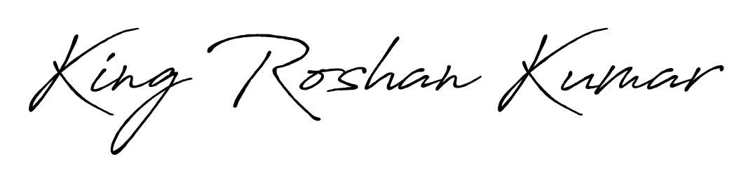 The Antro_Vectra_Bolder font transforms the name King Roshan Kumar into an executive sign with sharp precision and distinguished character. King Roshan Kumar signature style 7 images and pictures png