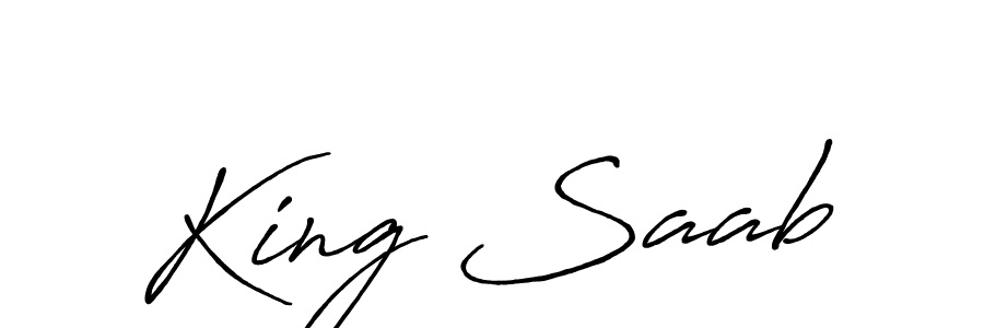 It looks lik you need a new signature style for name King Saab. Design unique handwritten (Antro_Vectra_Bolder) signature with our free signature maker in just a few clicks. King Saab signature style 7 images and pictures png